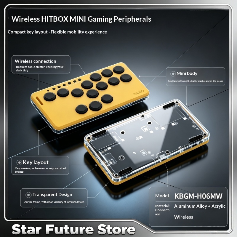 Gaming Keyboard Mini - Bezprzewodowa, przenośna, miniaturowa klawiatura do gier