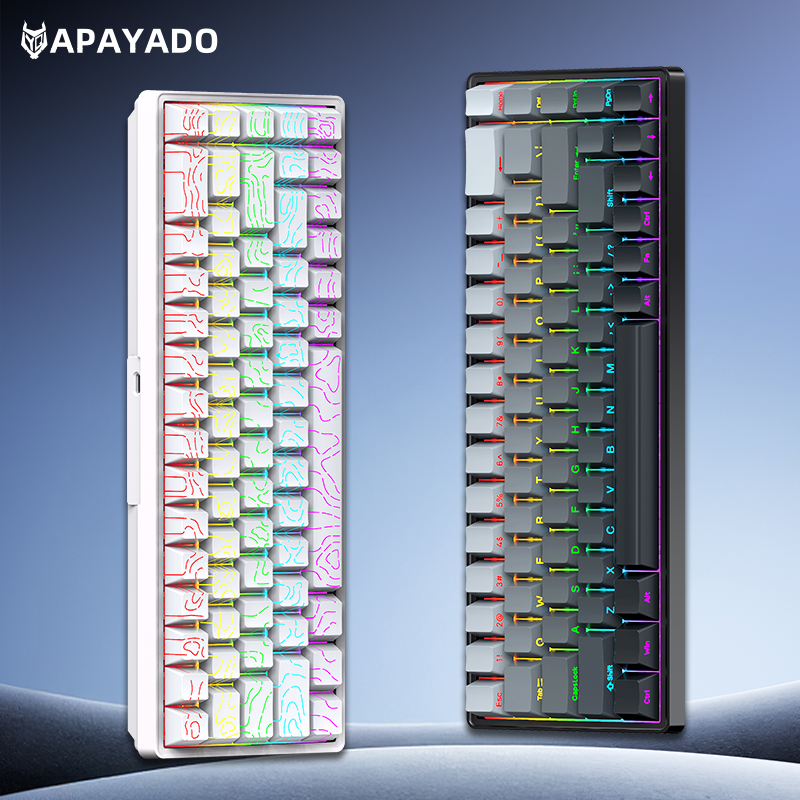 APAYADO A68 DIY Klawiatura Mec – Gaming Keyboard No Rgb recenzja i cena