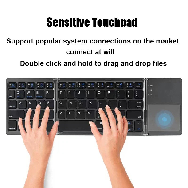 KEBIDUMEI – składana trójkrotn – Gaming Keyboard Mini recenzja i cena