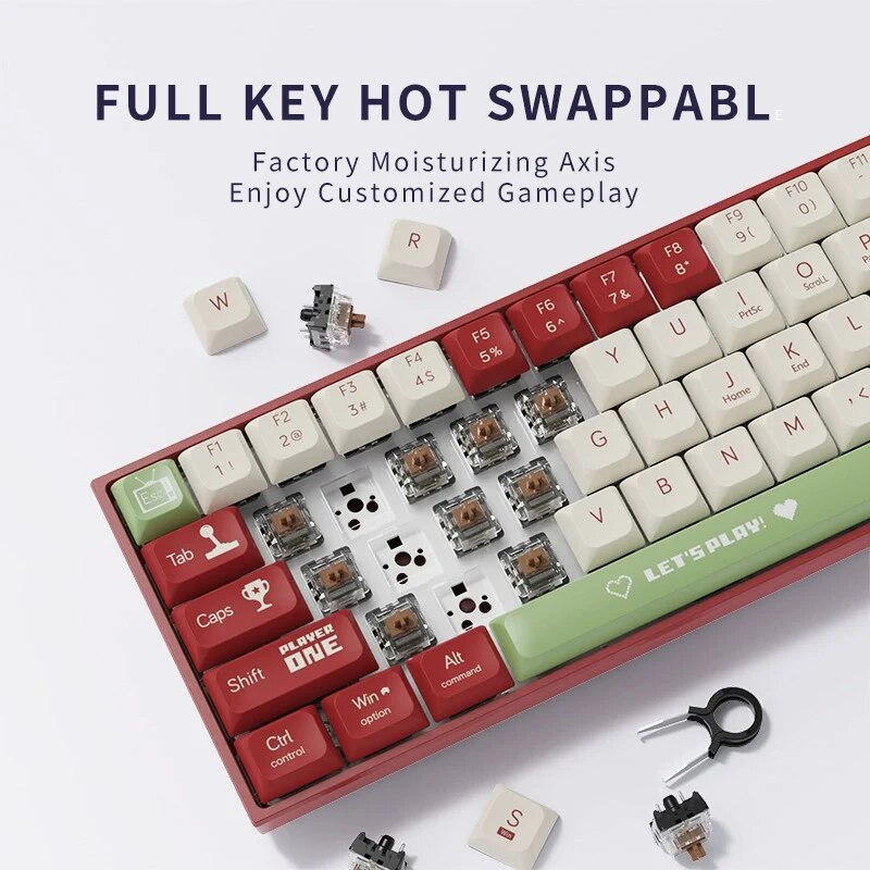 Klawiatura mechaniczna AJAZZ A – Gaming Keyboard Hot Swappable recenzja i cena