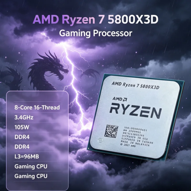 AMD R7 5800X3D 96 MB Procesor  – Amd Cpu Ryzen 7 recenzja i cena